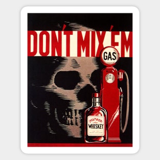 Vintage Don't Mix 'Em Sticker